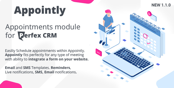 Appointly – Perfex CRM Appointments or Hire Freelancers from FreelancerCV.com