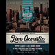 Acoustic Music Event Flyer / Poster - GraphicRiver Item for Sale