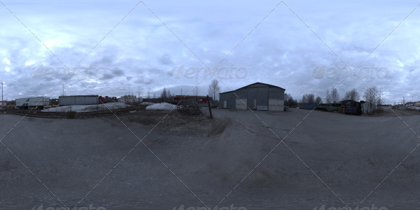 Industrial Area HDRI - Dusk Desolation