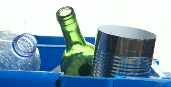 Recycling Plastic, Glass And Metal