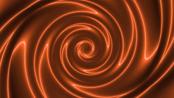 Abstract Brown Color Neon Twirl Motion Animated Background