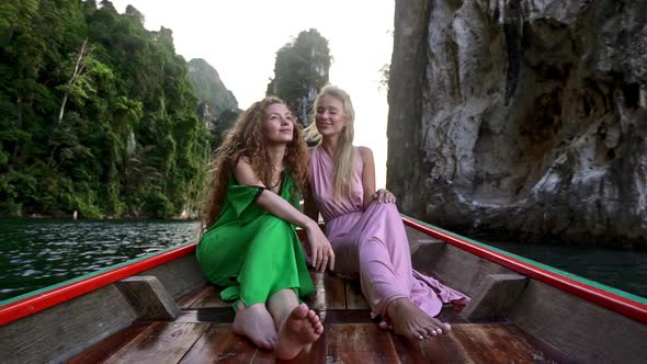 Foreign Models on Cheow Lan Lake