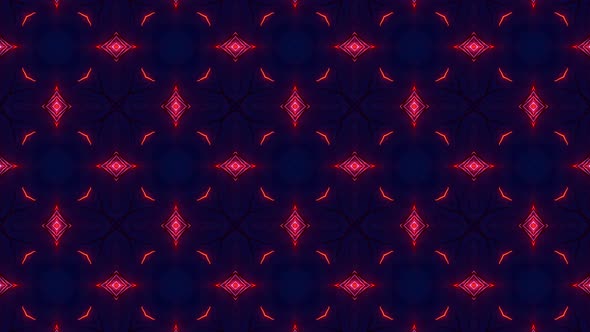 Futuristic kaleidoscope patterns VJ Loop Psychedelic motion Abstract Background