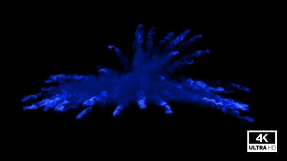 Blue Smoke Explosion