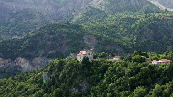 Greek Orthodox Church in Mountains