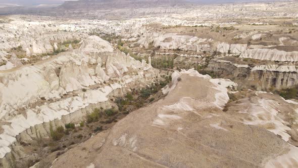 Aerial View Cappadocia Landscape