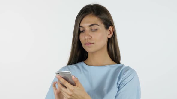 Girl Using Smartphone