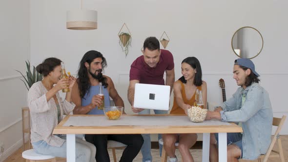 Meeting Friends at the Apartment