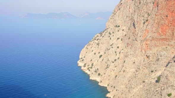 The Butterfly Valley or Kelebekler Vadisi Near the City of Oludeniz and Fethiye