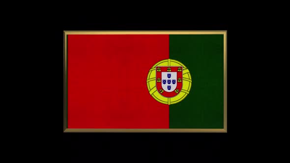 Portugal 3D Flag