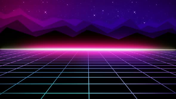 Retro Futuristic Background alt