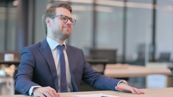 Businessman Feeling Worried, Upset