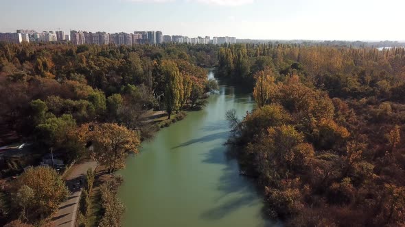 Aerial City View of Krasnodar Russian Federation 2020