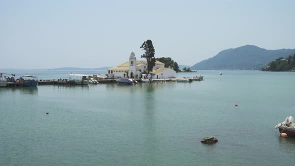 Vlacherna Monastery Kanoni And Mouse Islands, Corfu, Greece 8