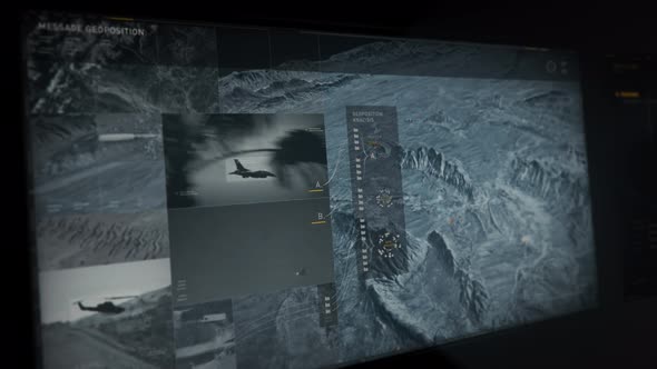 High tech tracking software identifies the position of military helicopters alt