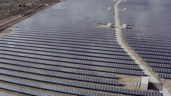  Flight Over Solar Panels 