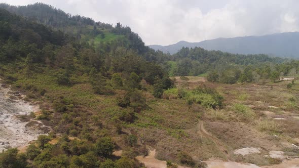 Mountain Landscape Jawa Island, Indonesia