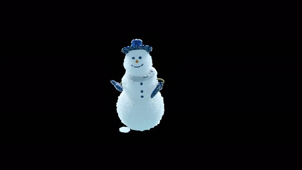 66 Snowman Dancing 4K