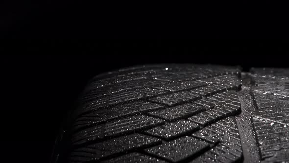 Rotation Wet Automobile Tire