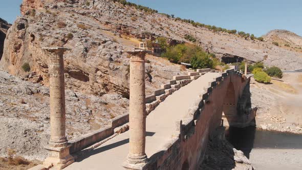 Severan Bridge Historic Roman Bridge in Adiyaman Province Southeastern Turkey