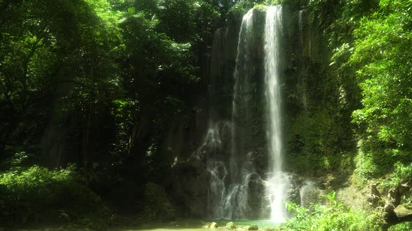 Beautiful Tropical Waterfall