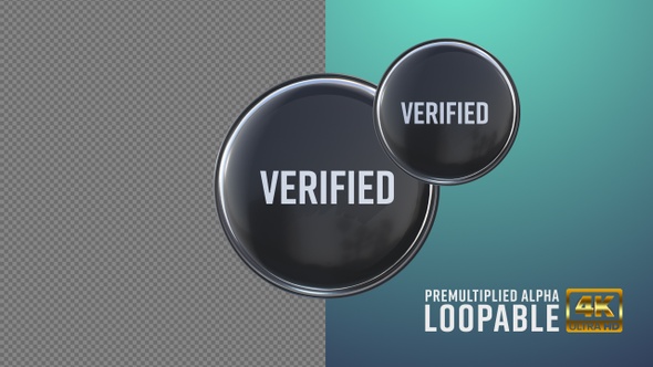 Verified Badge Looping with Alpha Channel