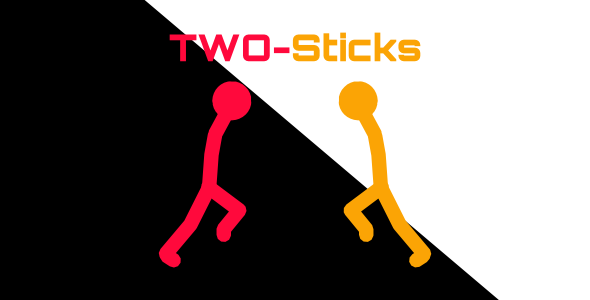 Two-Sticks | 2 Player Game | Html5 | android & ios