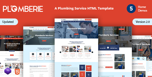 Plomberie | Plumber and Construction HTML Template