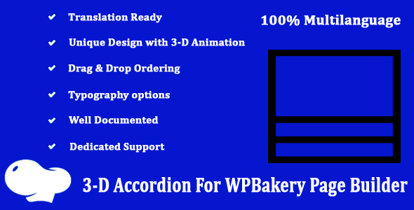 Three-D Accordion for WPBakery Page Builder
