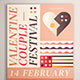 Valentine Couple Festival Flyer - GraphicRiver Item for Sale