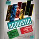 Acoustic Flyer / Poster - GraphicRiver Item for Sale