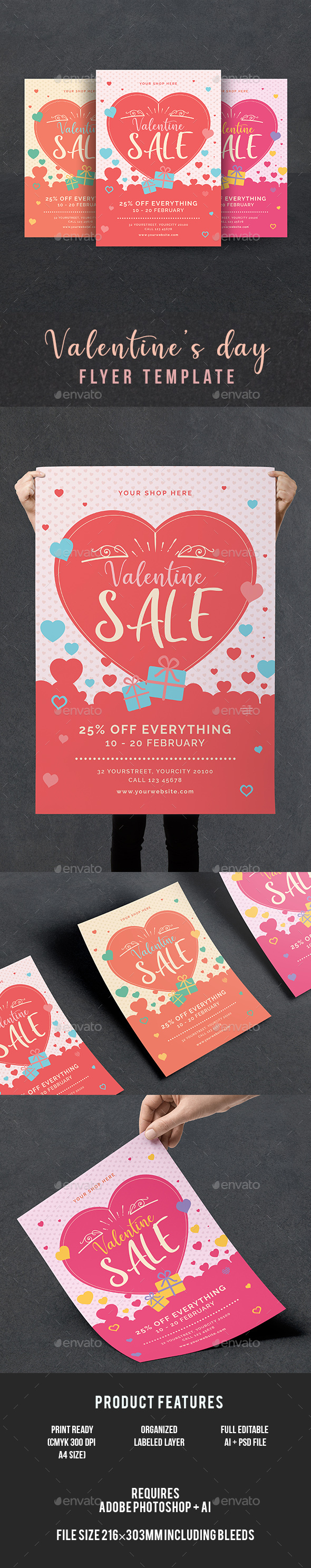 Valentines Sale Flyer