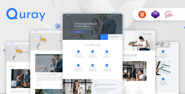 Quray – Business Consulting multipurpose HTML Template