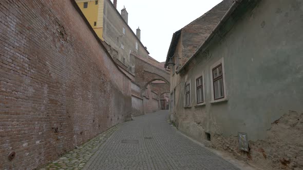 The Stairs Passage in Sibiu