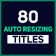Self Resizing Titles - VideoHive Item for Sale