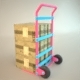Pallet Jack (warehouse) - 3DOcean Item for Sale