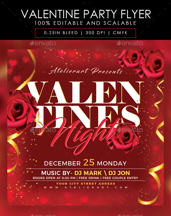 Valentine Party Flyer