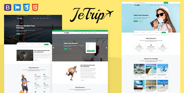 Jetrip - Travel  Multipurpose HTML5 Template