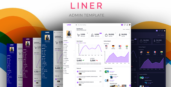 Liner - Clean & Minimal Bootstrap Admin Dashboard Template