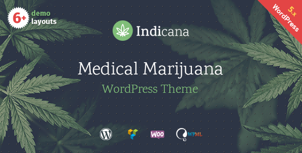 Indicana – Medical Marijuana Dispensary WordPress Theme