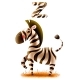 Beautiful Hand-drawn Zebra with a Letter Z - GraphicRiver Item for Sale