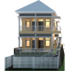 High Land Boarding House 3D Modeling - 3DOcean Item for Sale