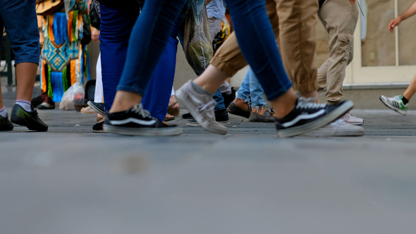 Walking On Street