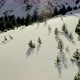 Flying over Snowy Pine Trees - VideoHive Item for Sale