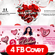 Valentines Day Facebook Cover - GraphicRiver Item for Sale