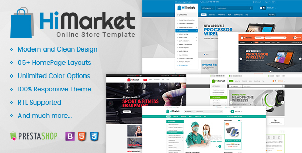 HiMarket - Multipurpose Responsive PrestaShop 1.6 and 1.7 Mega Shop Theme