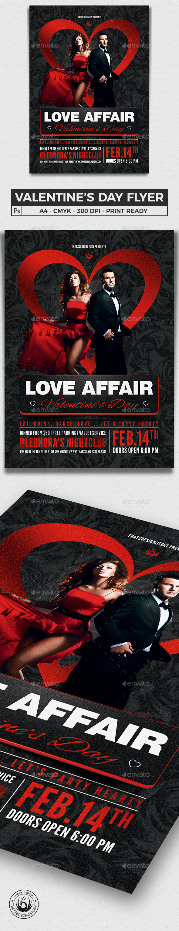 Valentines Day Flyer Template V1
