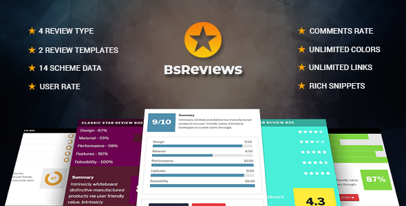 BsReviews - WordPress Posts & Comments Review Plugin