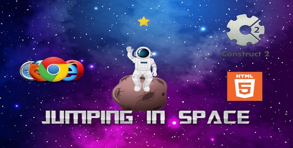 Jumping in space - HTML - Casual Game