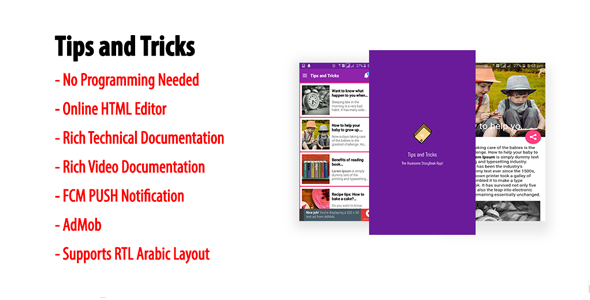 Wskazówki i porady | Natywna aplikacja Storybook na Androida z powiadomieniem AdMob i FCM PUSH